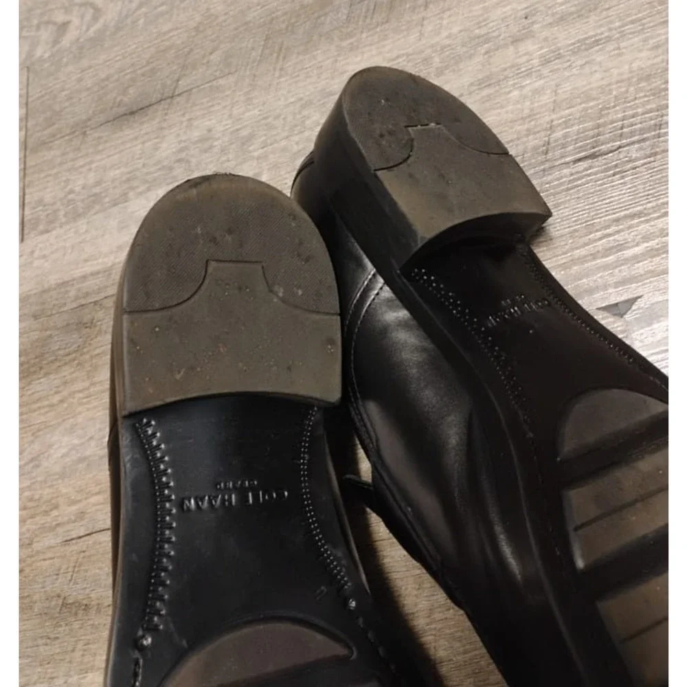 Cole Haan Warner Grand Penny Loafer Black Leather Size 13M C33223